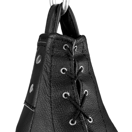 Gruszka bokserska skórzana 5 kg duża czarna