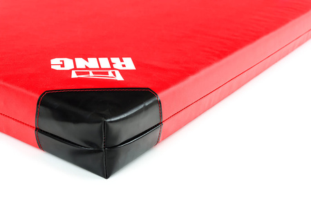 Pokrowiec na materac gimnastyczny 200 x 120 x 10 cm PVC czerwony