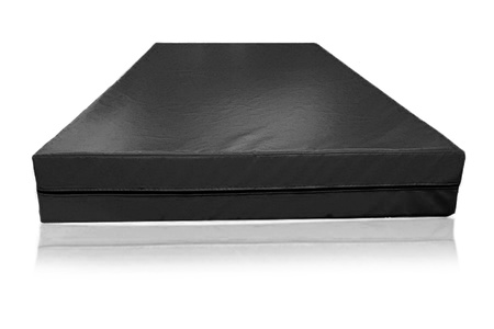 Materac gimnastyczny rehabilitacyjny 200 x 120 x 20 cm T25 Plawil czarny antypoślizgowy