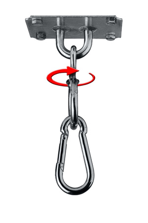 Młodzieżowy zestaw bokserski treningowy 100 x 35 cm szary + rękawice + mocowanie