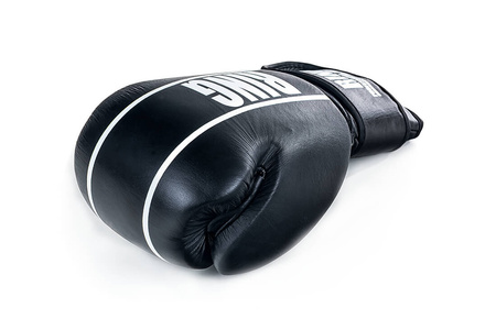 Rękawice bokserskie skórzane Competition Black