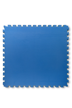 Mata puzzle Eco-Line 100 x 100 x 4 cm niebiesko żółta