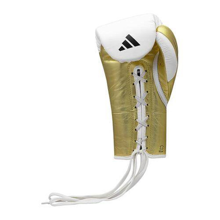 Rękawice bokserskie Adidas Speed TILT 750 biały/złoty