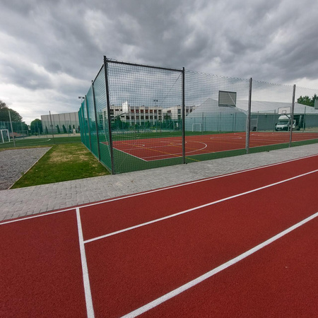 Piłkochwyt 4m stalowy cynkowany