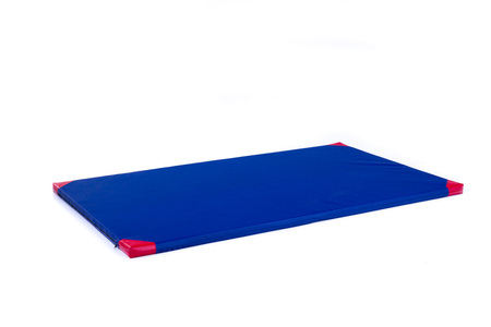 Materac gimnastyczny 200 x 120 x 5 cm skaj R90 niebieski