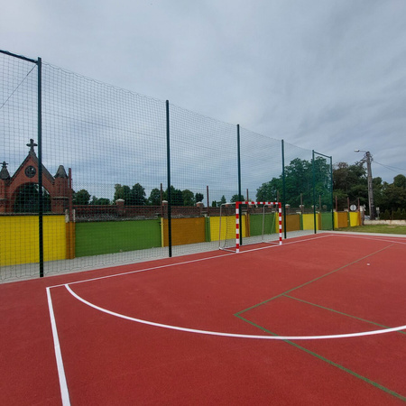 Piłkochwyt 6m stalowy cynkowany lakierowany