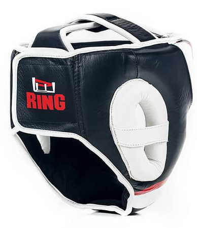 Kask bokserski sparingowy skórzany