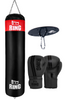 Pusty zestaw worek bokserski Super 140 x 40 cm + rękawice Force + mocowanie owalne