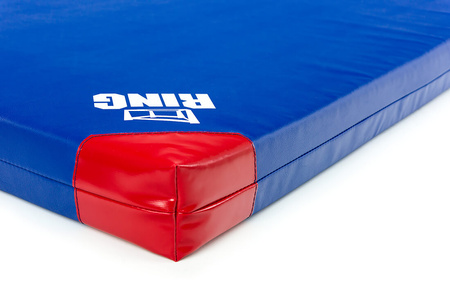 Materac gimnastyczny 200 x 120 x 10 cm PVC R60 niebieski