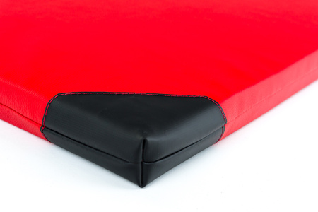 Pokrowiec na materac gimnastyczny 200 x 120 x 10 cm skaj czerwony