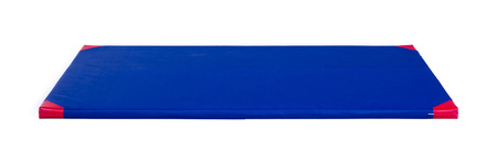 Pokrowiec na materac gimnastyczny 200 x 120 x 10 cm skaj niebieski