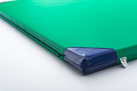 Pokrowiec na materac gimnastyczny 200 x 120 x 10 cm skaj zielony