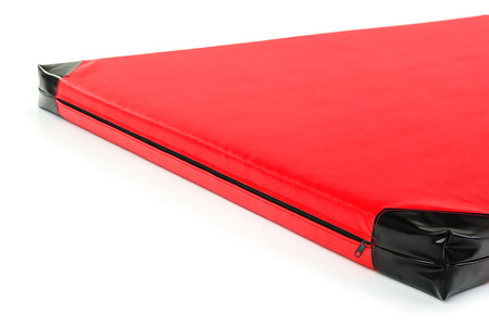 Pokrowiec na materac gimnastyczny 200 x 120 x 10 cm PVC czerwony