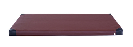 Materac gimnastyczny 200 x 120 x 10 cm skaj R60 brązowy