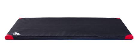 Materac gimnastyczny 200 x 120 x 5 cm PVC T120 + antypoślizgowy czarny
