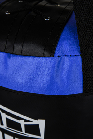 Zestaw bokserski dla dzieci: worek 80 x 30 cm 10 kg niebieski + mocowanie + rękawice Fire