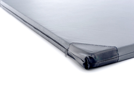 Materac gimnastyczny 200 x 120 x 5 cm PVC T120 + antypoślizgowy szary