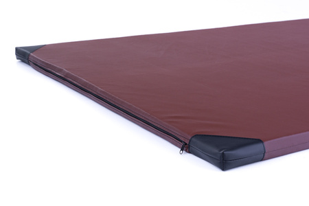 Materac gimnastyczny 200 x 120 x 5 cm skaj R90 brązowy