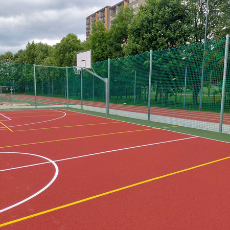 Piłkochwyt 4m stalowy cynkowany