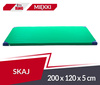 Materac gimnastyczny 200 x 120 x 5 cm skaj R90 zielony