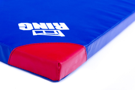 Materac gimnastyczny 200 x 120 x 5 cm PVC T120 + antypoślizgowy niebieski