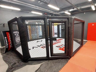 Profesjonalna klatka MMA podłogowa 7 x 7 m