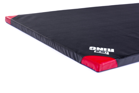 Materac gimnastyczny 200 x 120 x 5 cm PVC T120 + antypoślizgowy czarny