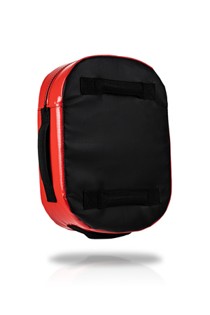 Tarcza treningowa owalna czarno czerwona PVC