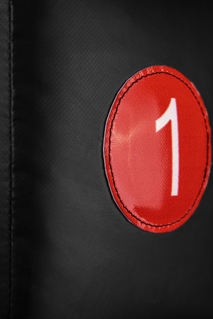 Tarcza treningowa ścienna z daszkiem i numerkami PVC