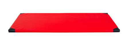 Pokrowiec na materac gimnastyczny 200 x 120 x 10 cm skaj czerwony
