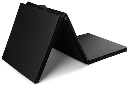 Materac składany 195 x 90 x 5 cm czarny